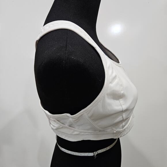 Champion Double Dry 1612 White Seamless Racerback Sports Bra Size 2XL - Picture 3 of 9